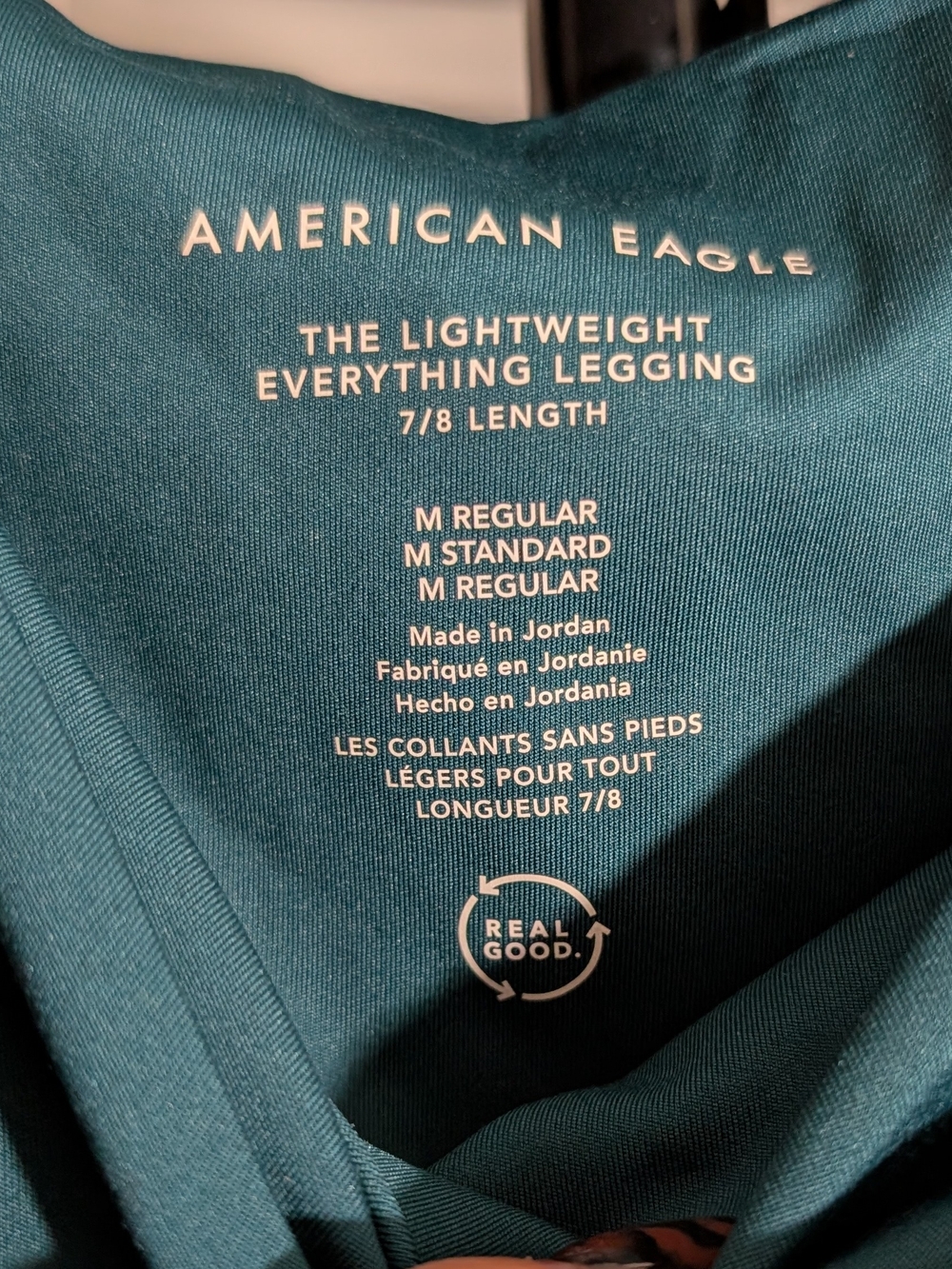 Aerie High-Rise Teal Leggings - Picture 8 of 8